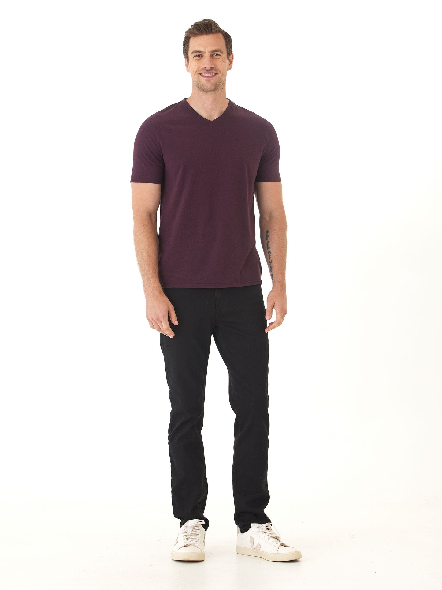Men's Core Triblend Jersey V-Neck Tee