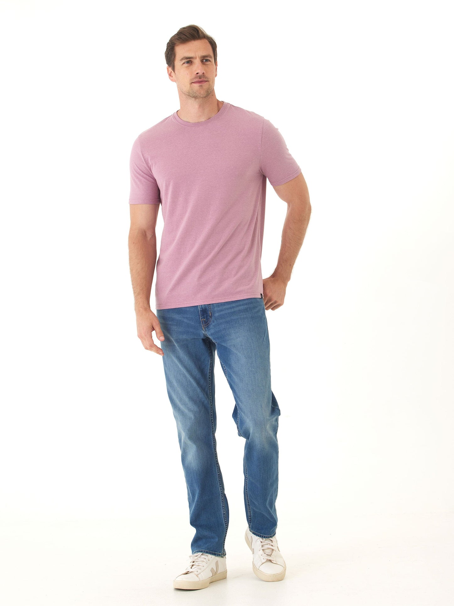 Men's Core Triblend Jersey Crew Neck Tee