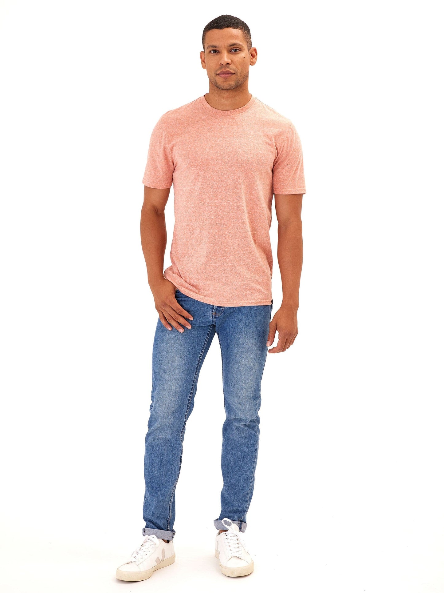 Men's Core Triblend Jersey Crew Neck Tee