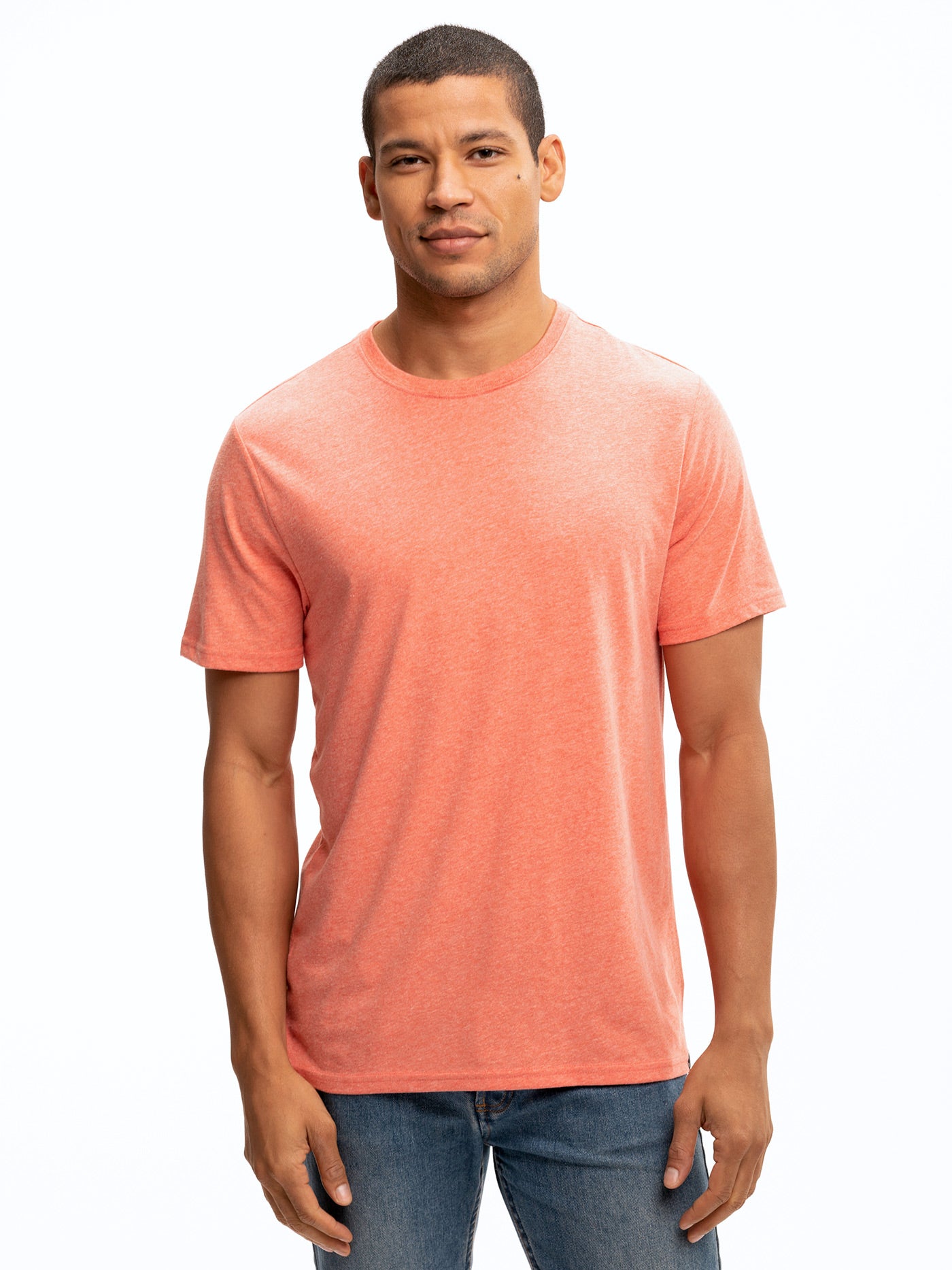 Men's Core Triblend Jersey Crew Neck Tee