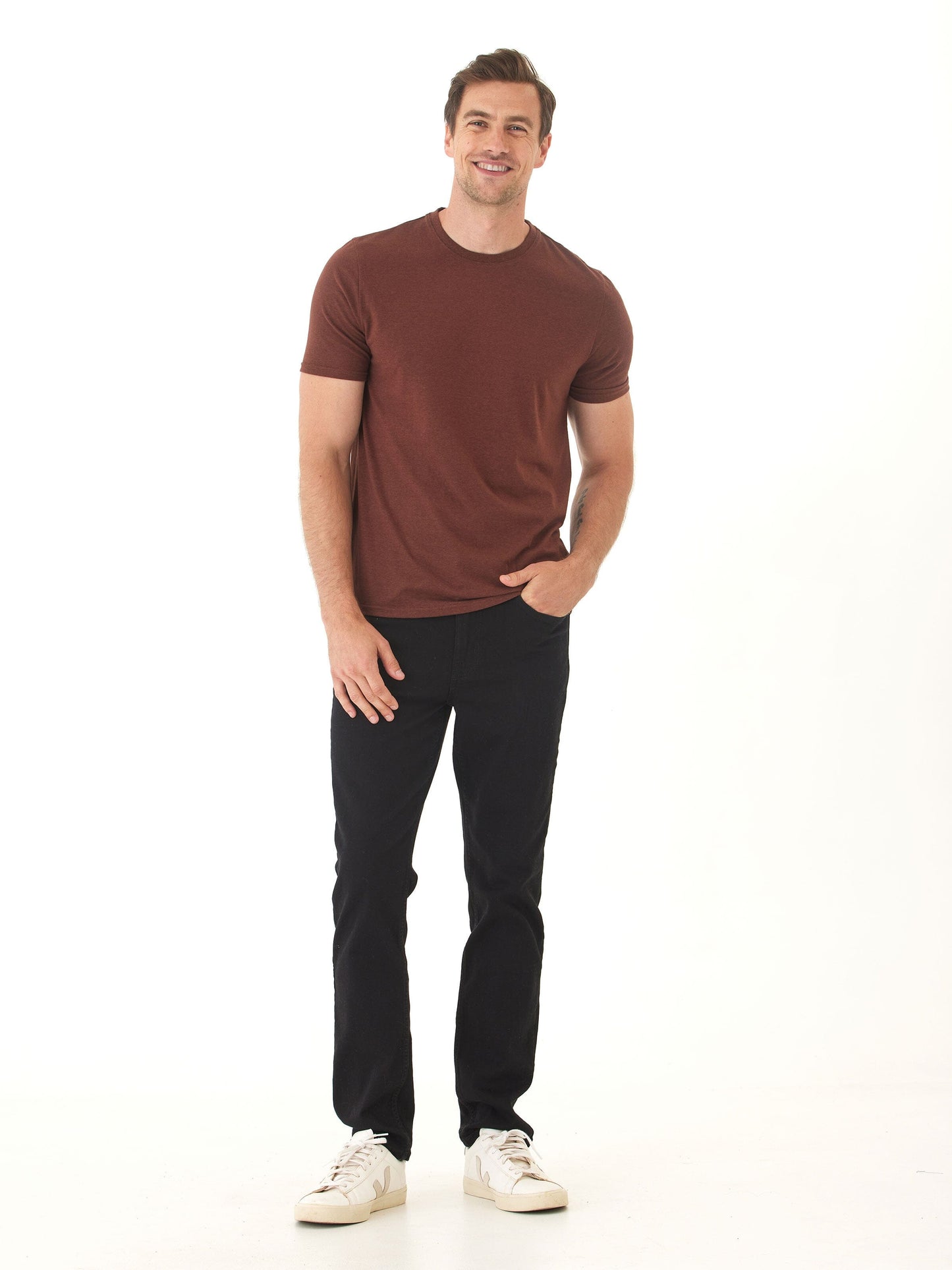 Men's Core Triblend Jersey Crew Neck Tee