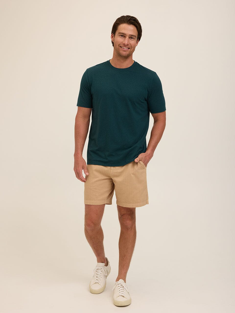 Men's Core Triblend Jersey Crew Neck Tee