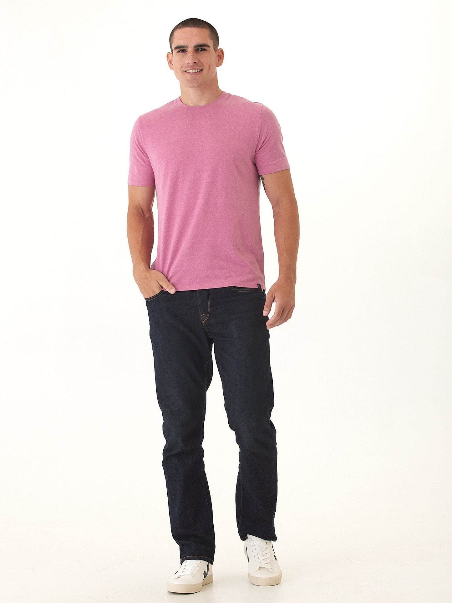 Men's Core Triblend Jersey Crew Neck Tee