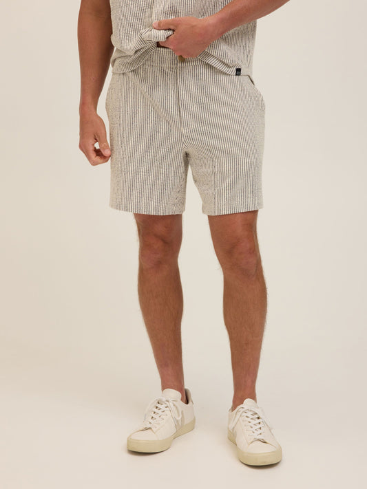 Dylan Tonal Stretch Seersucker Short