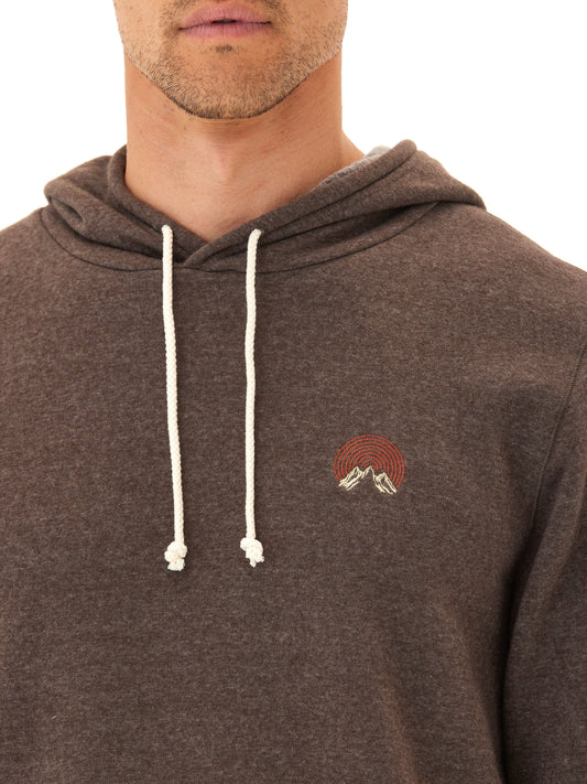 Embroidered Triblend Fleece Hoodie
