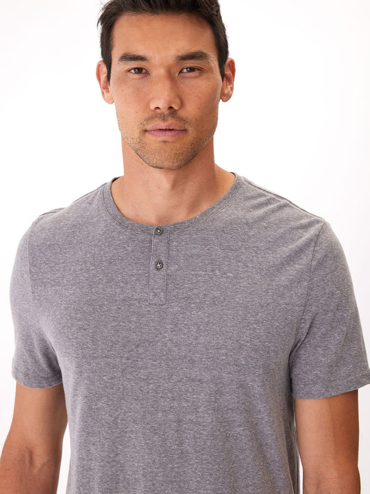 Baseline Short Sleeve Triblend Henley