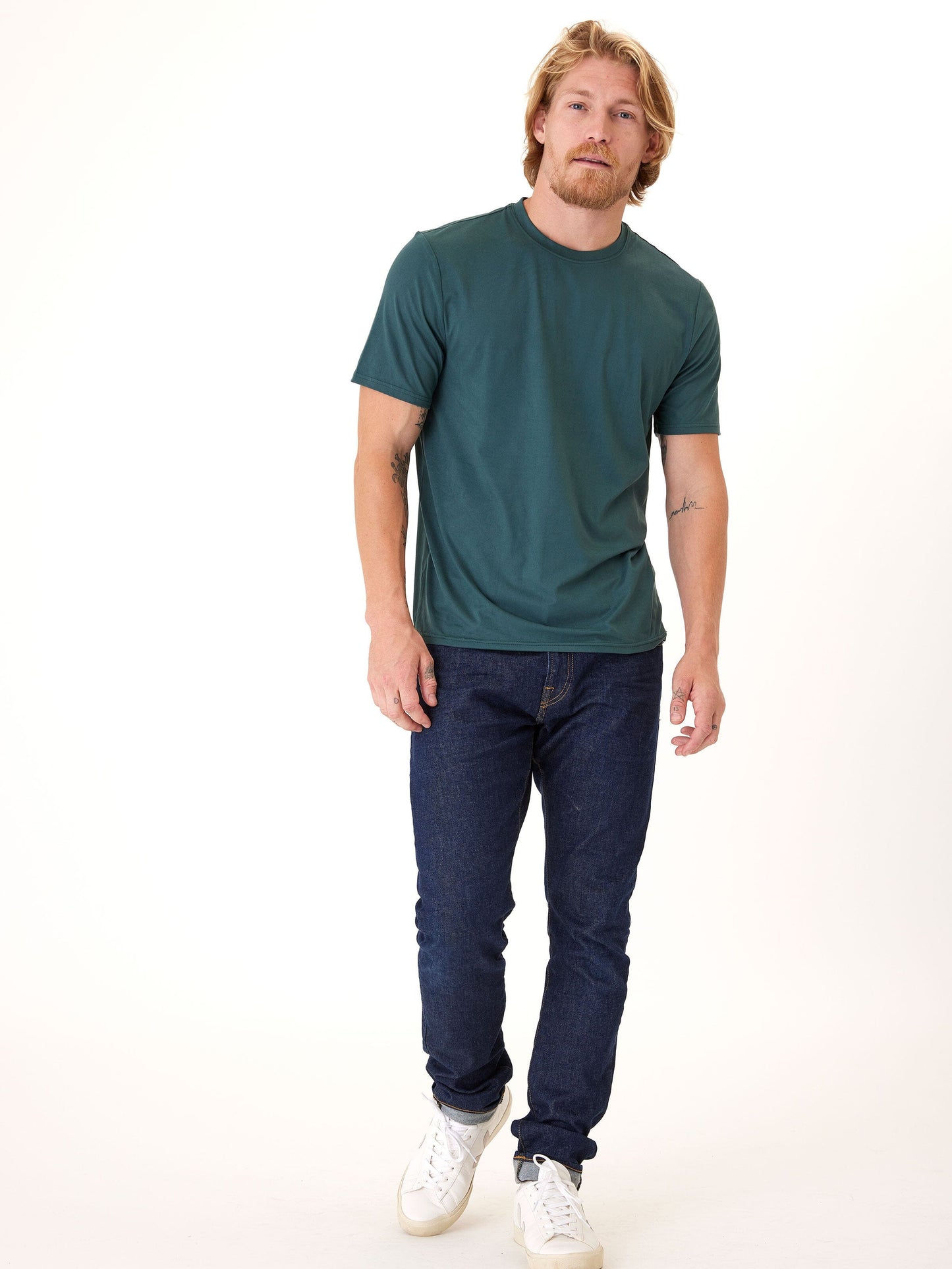 Men's Core Luxe Jersey Crew Neck Tee