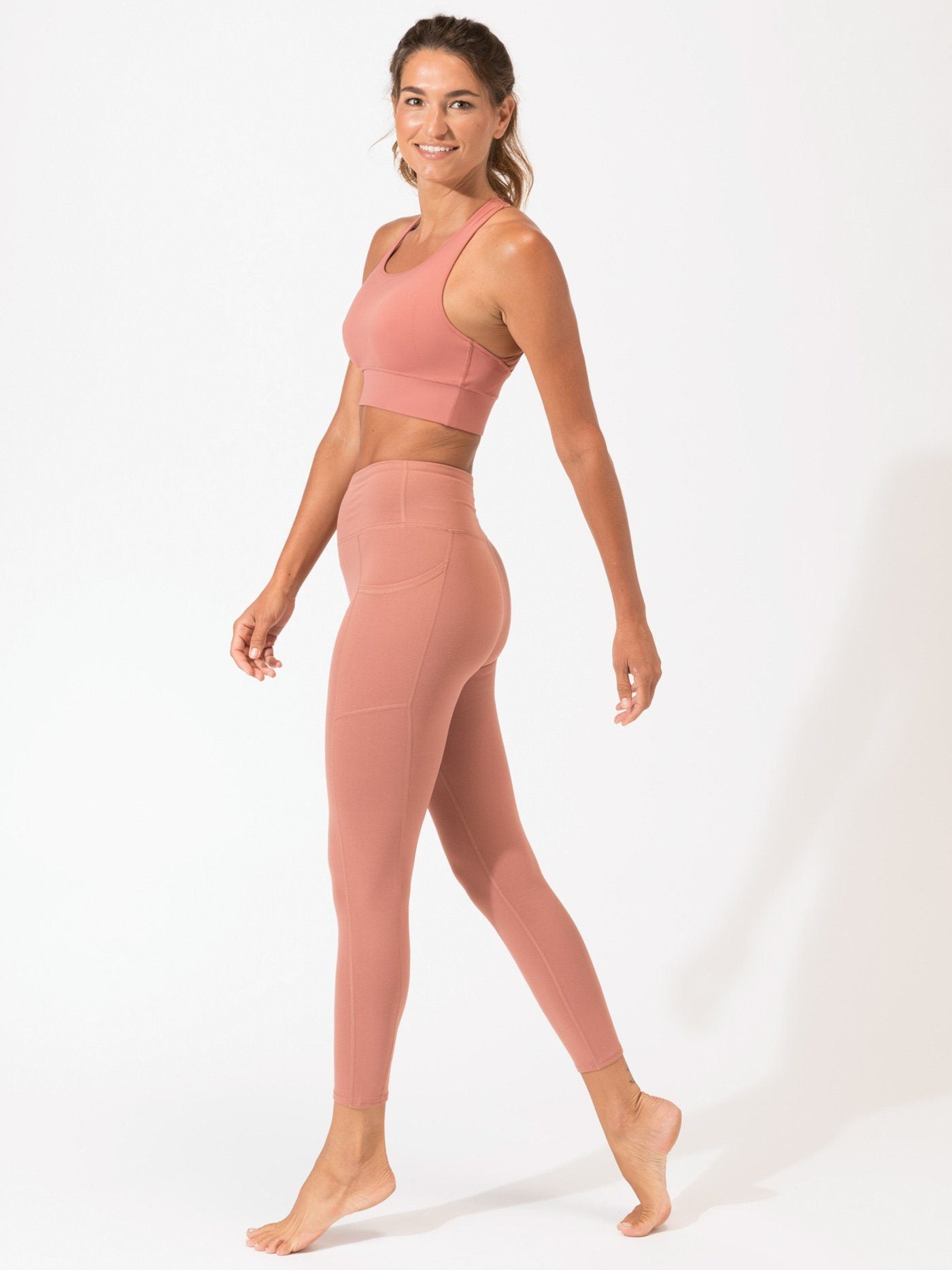 Comfort Fit Ankle Length Pocket Legging