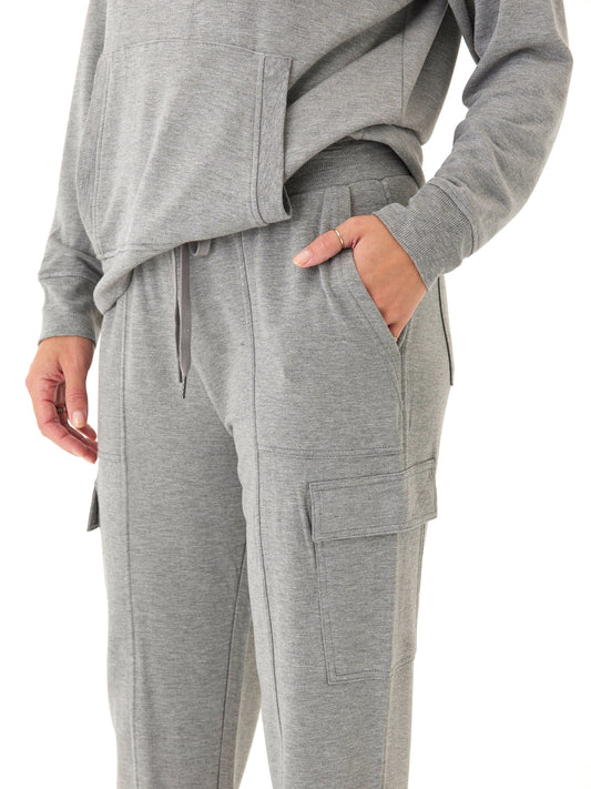Margot Feather Fleece Cargo Jogger