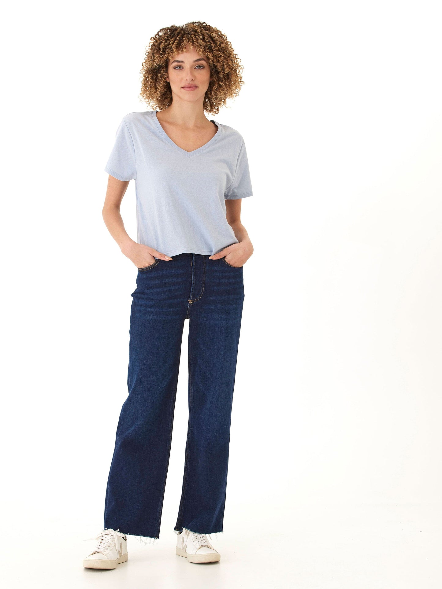 Core Triblend Jersey V-Neck Tee