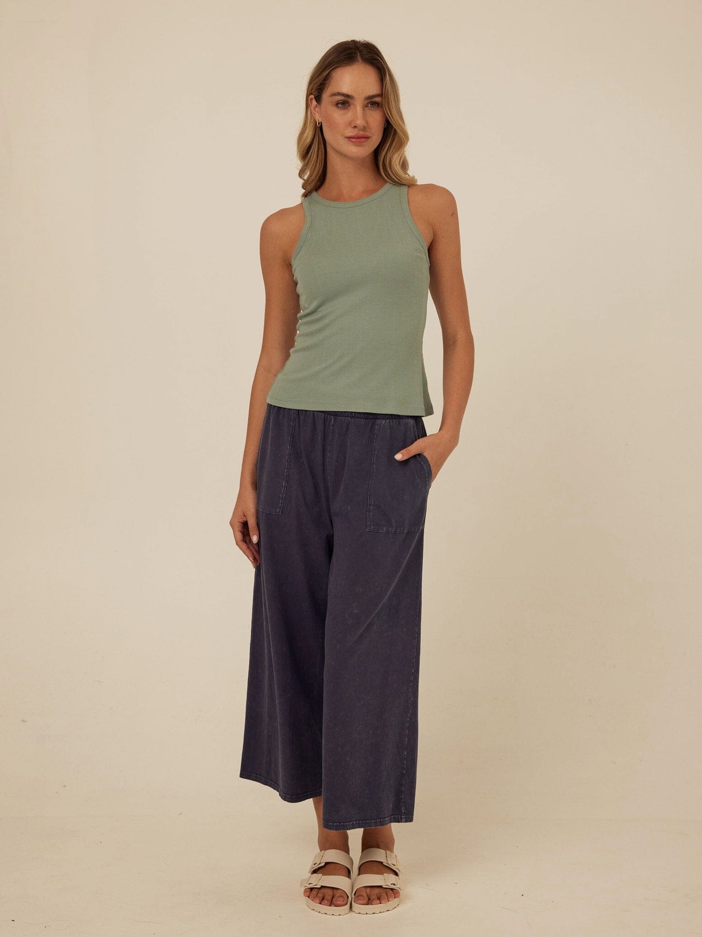 Core Feather Rib Tank Top