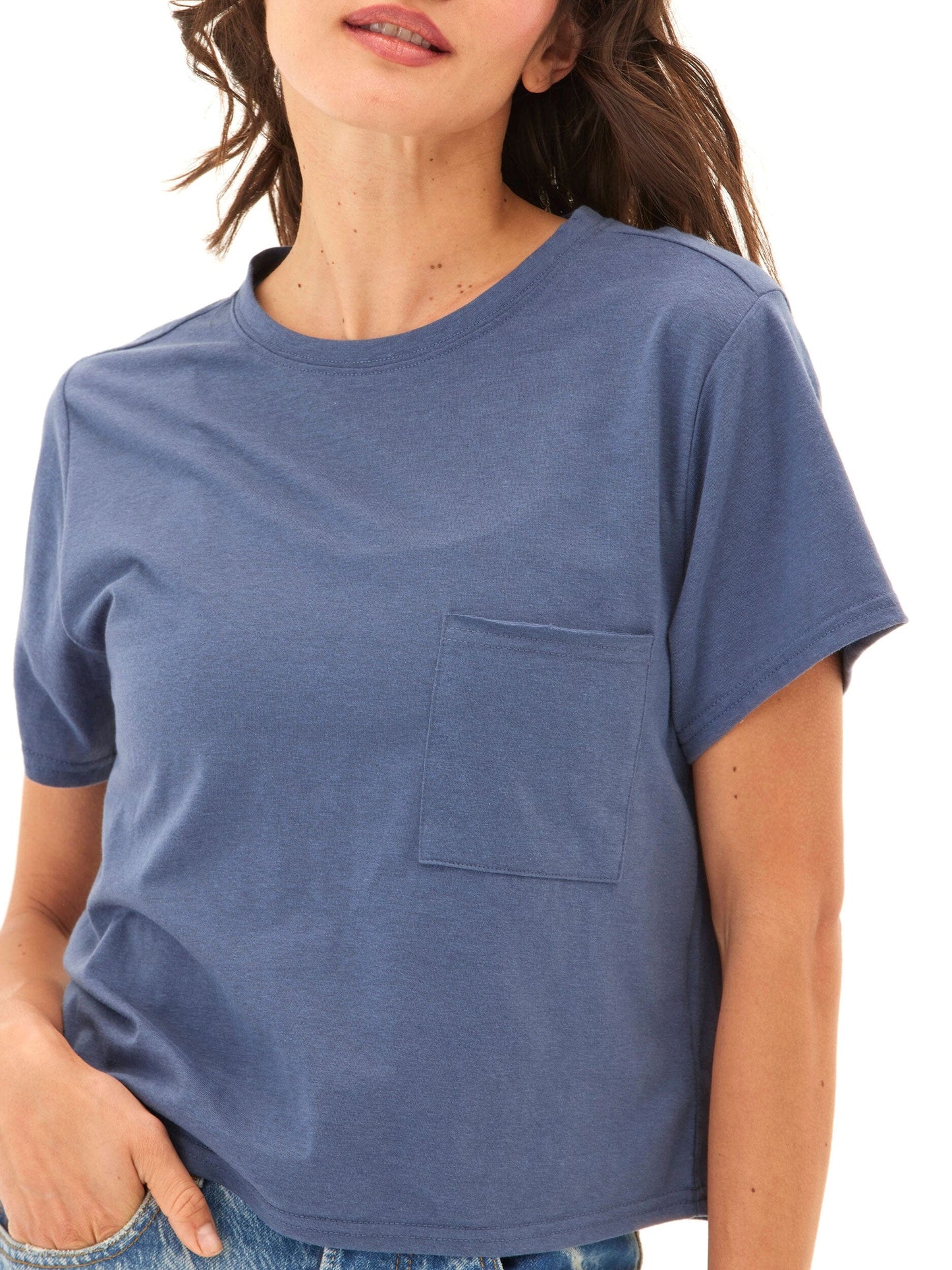 Core Triblend Jersey Pocket Tee