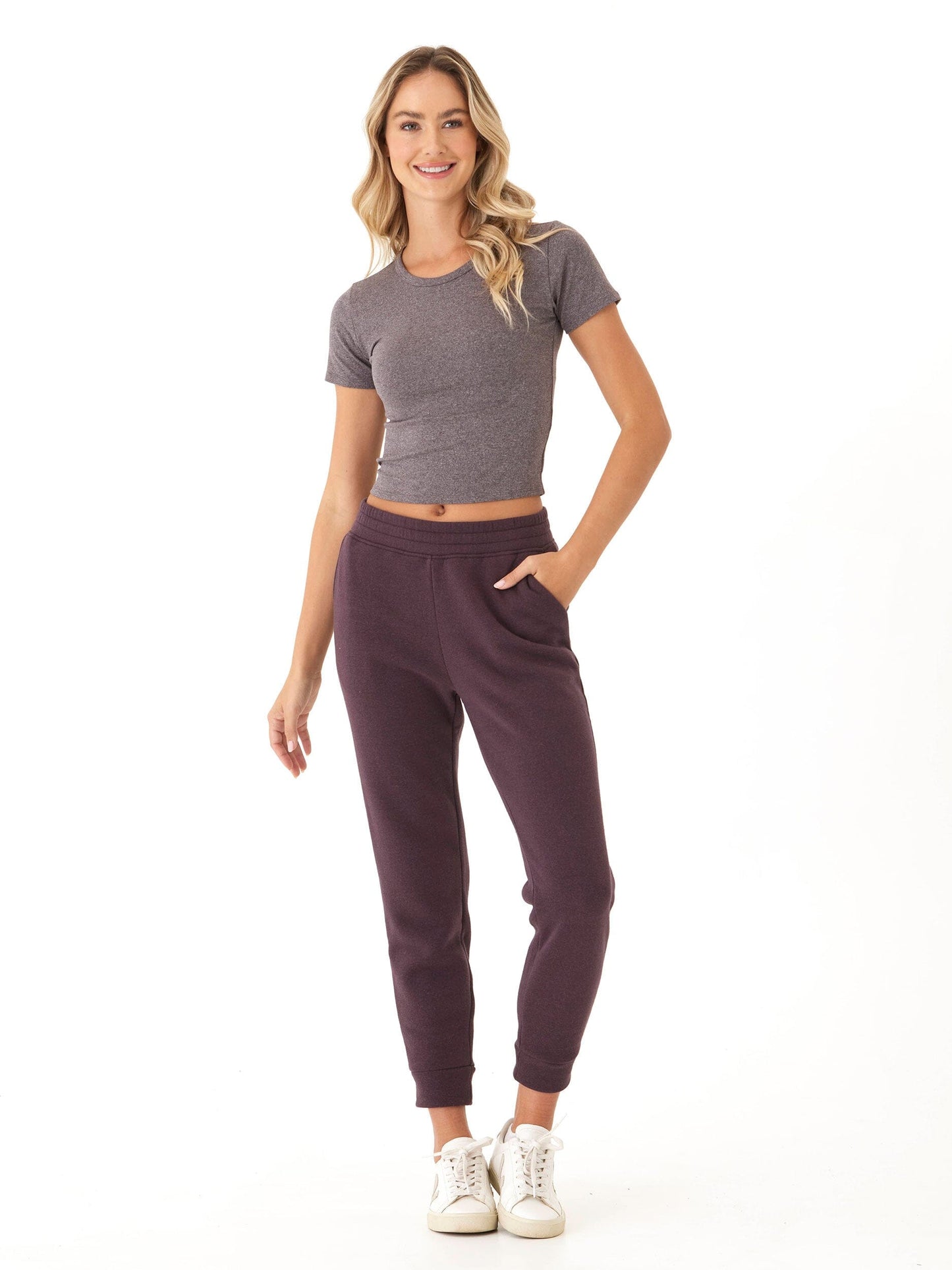 Core Luxe Jersey Crew Neck Tee