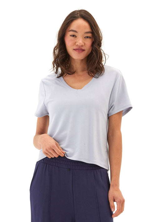 Core Modal Terry V Neck Tee