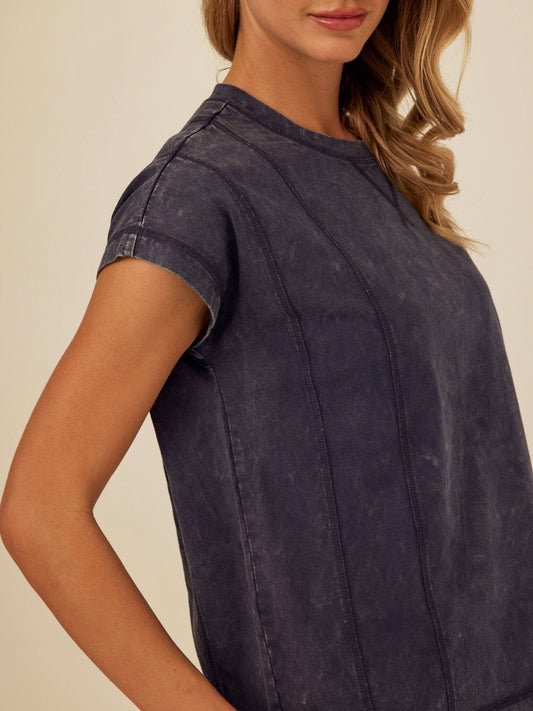 Laurie Mineral Wash Eco Jersey Tee