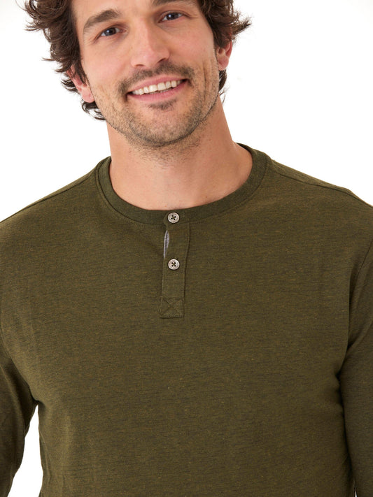 Baseline Long Sleeve Triblend Henley