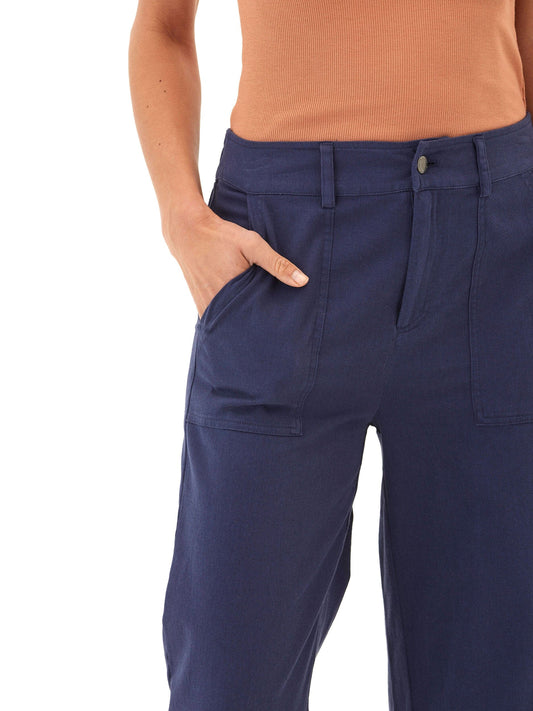 Pamela Stretch Twill Wide Leg Pant