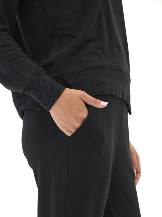 Zarina Modal Terry Tulip-Hem Jogger