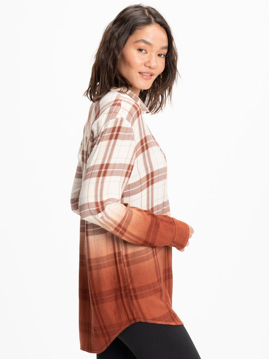 Marlow Woven Button-Up Plaid Shirt