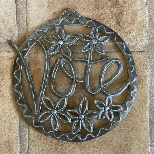 VOTE, Metal Sign, Wall Plaque, Decorative Ornament 7.5