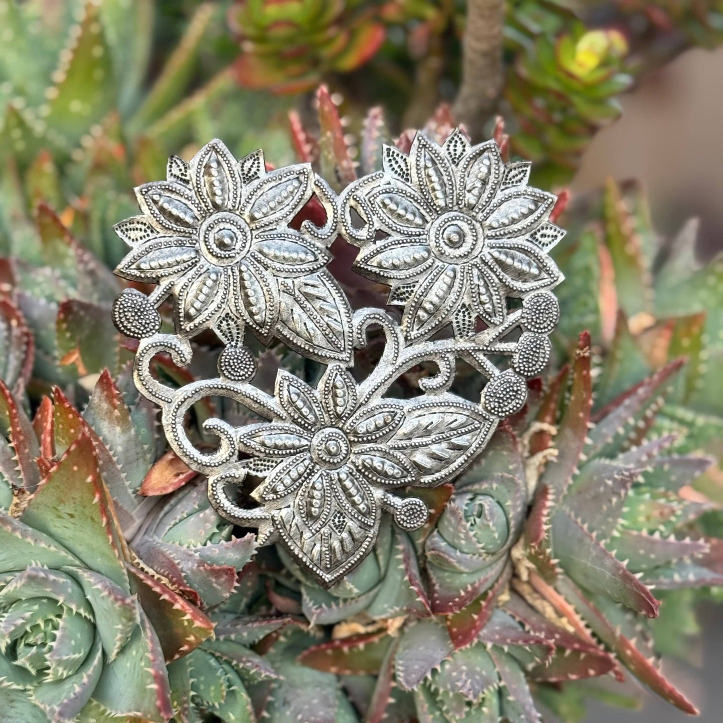 Garden Heart – Handmade Recycled Metal Heart from Haiti