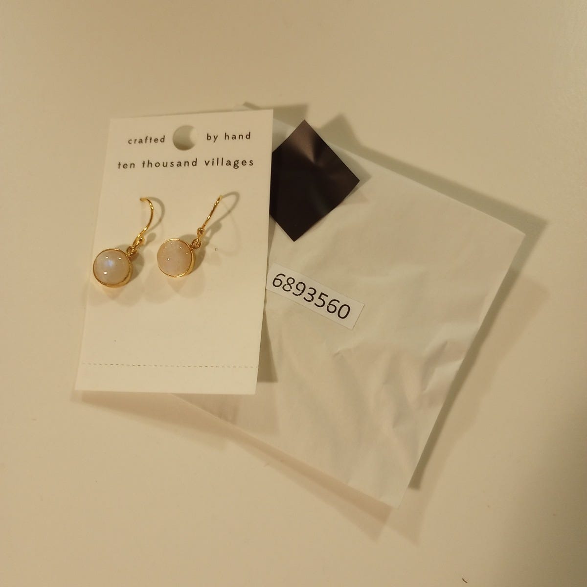 Moonstone Dew Drop Earrings