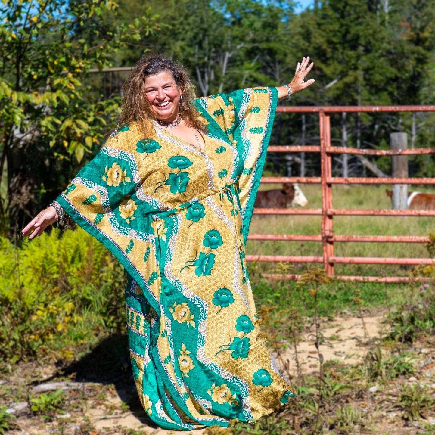 Surplus Sale Aanya Adjustable Long Kaftan Dress
