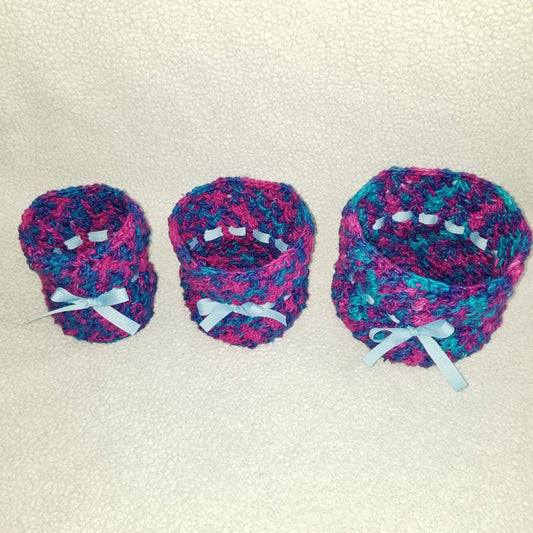 Abigail Basket Trio Crochet Pattern