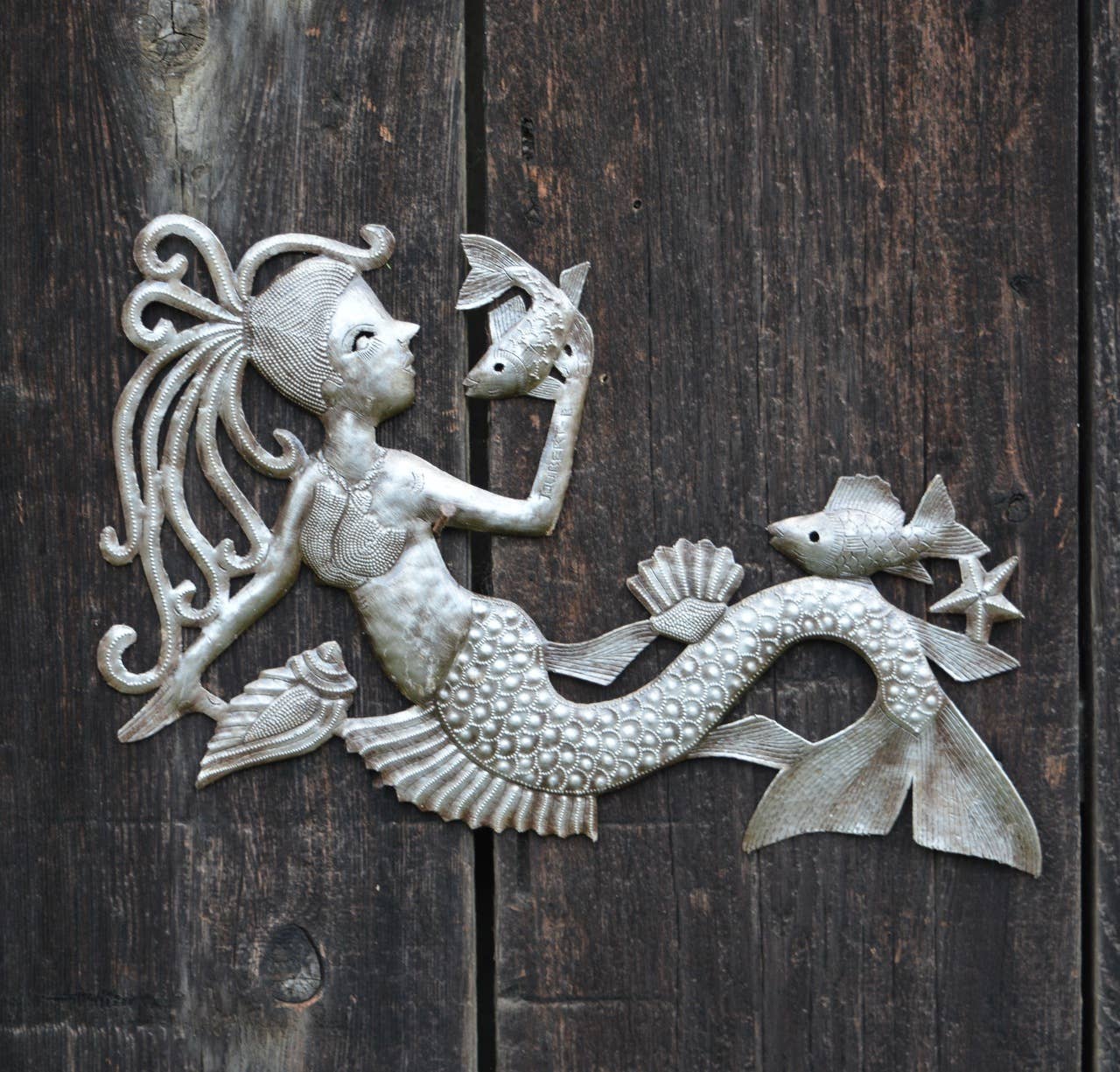 Talking to the Fish Mermaid 17" x 10"