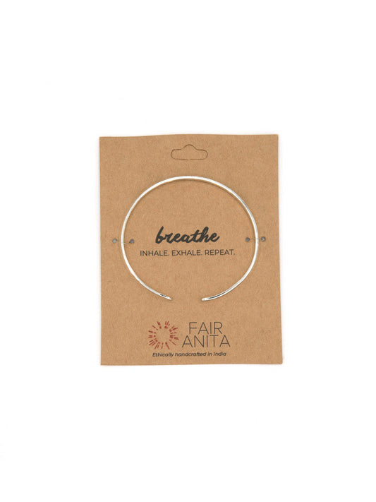 Breathe Quote Cuff