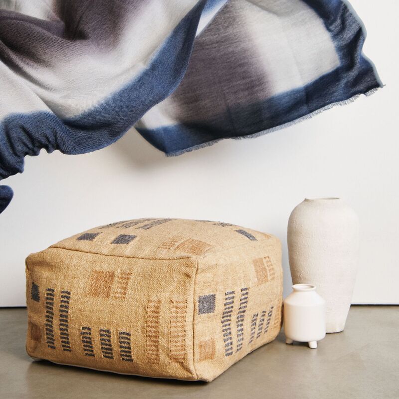 Moonstruck Blue Gray Handloom Handspun Merino Throw
