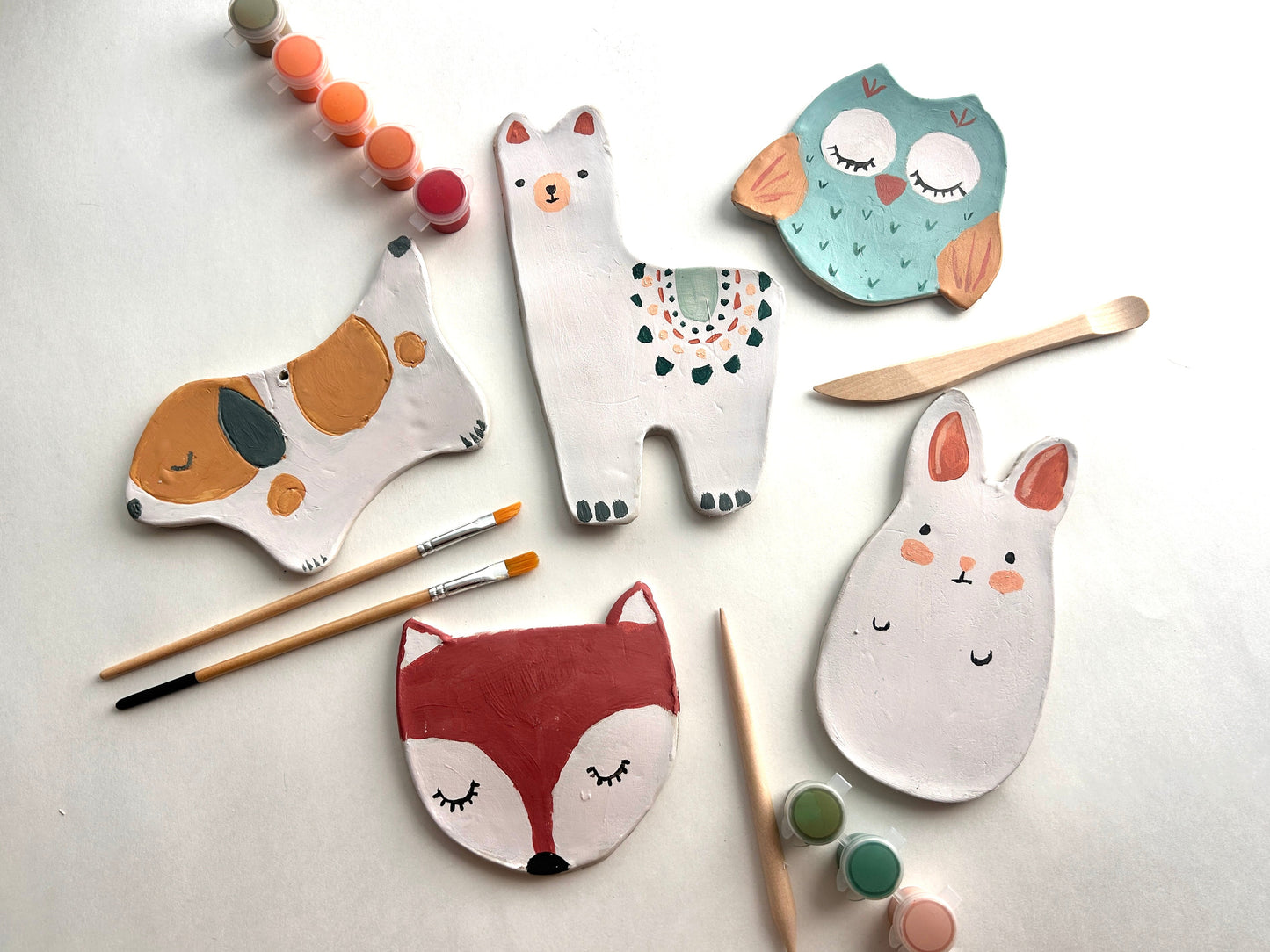 Kids Animal Clay Kit, 4 Project Art Kit