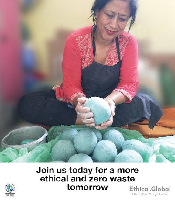 Butterfly: Eco Wool Dryer Balls Fair Trade