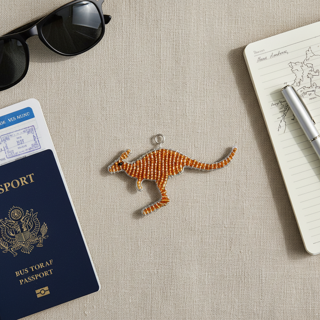 Kangaroo Keyring (Set of 6)