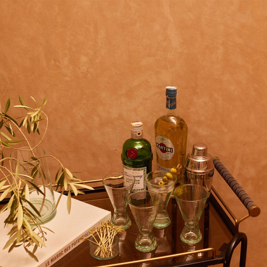 Moroccan Handblown Cocktail Glass