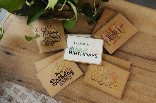 Birthday Variety Pack - 10 Greeting Cards
