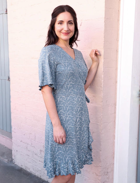 Bella Organic Wrap Dress