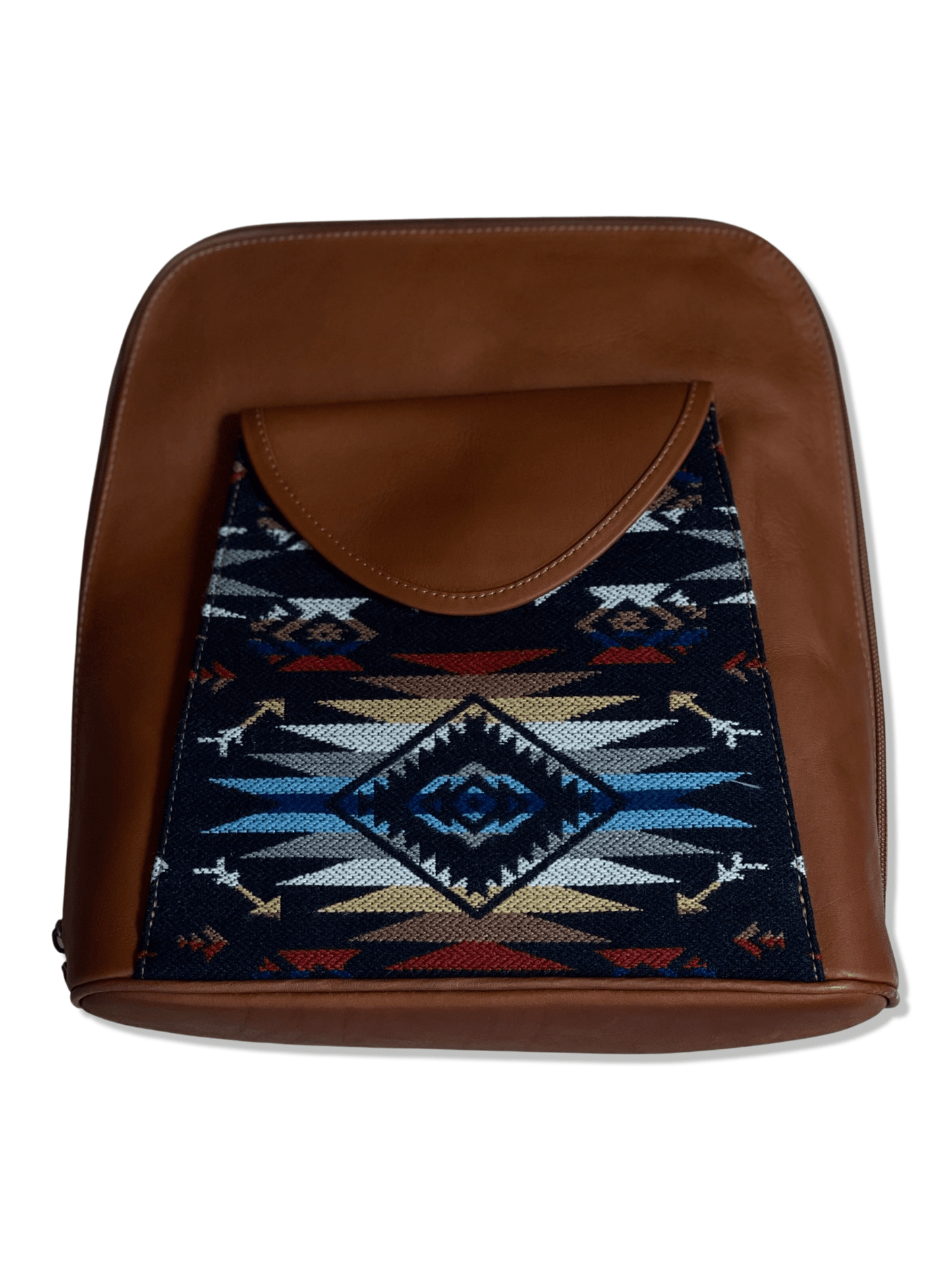 Andean Leather Button Backpack