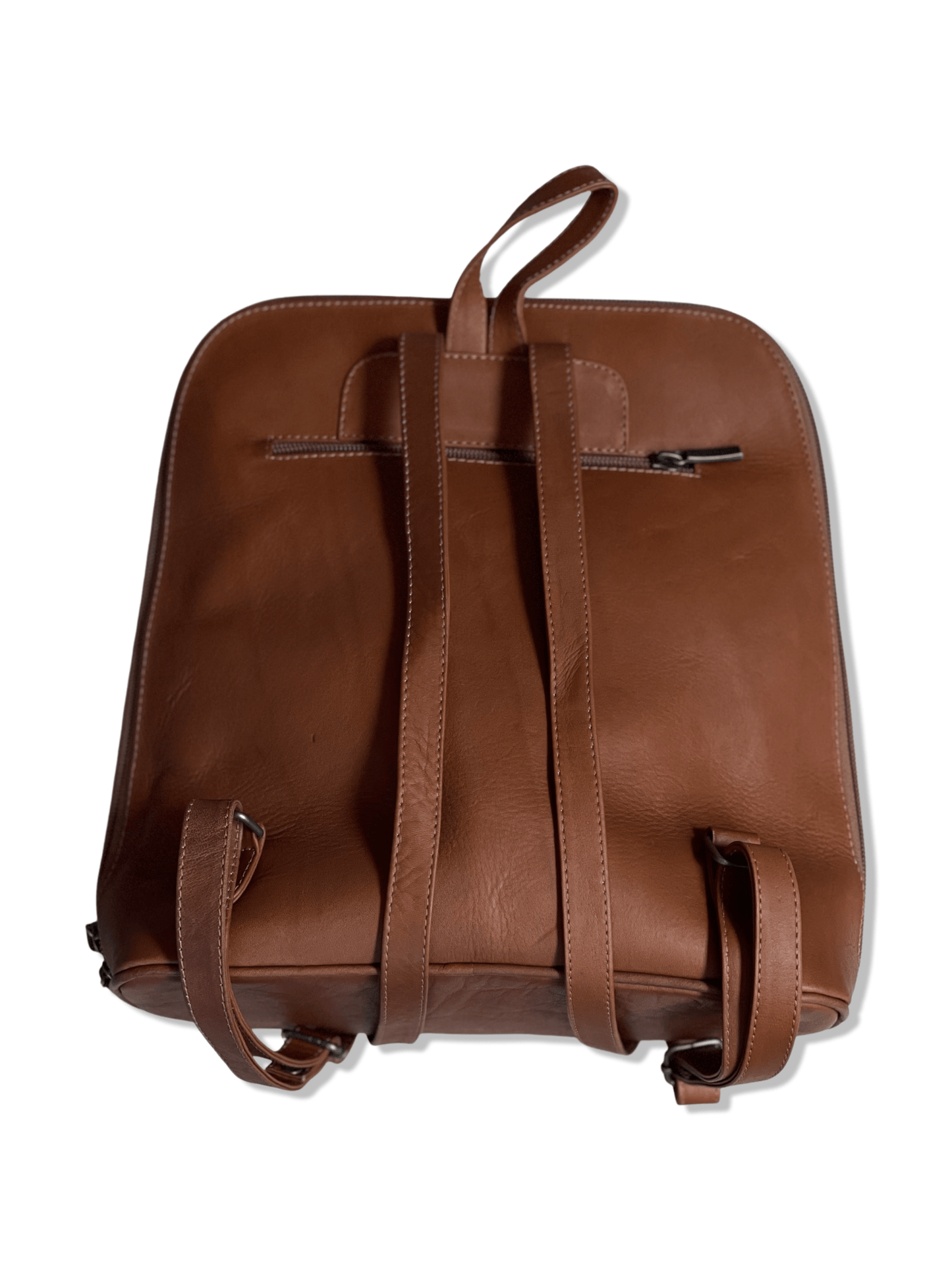 Andean Leather Button Backpack