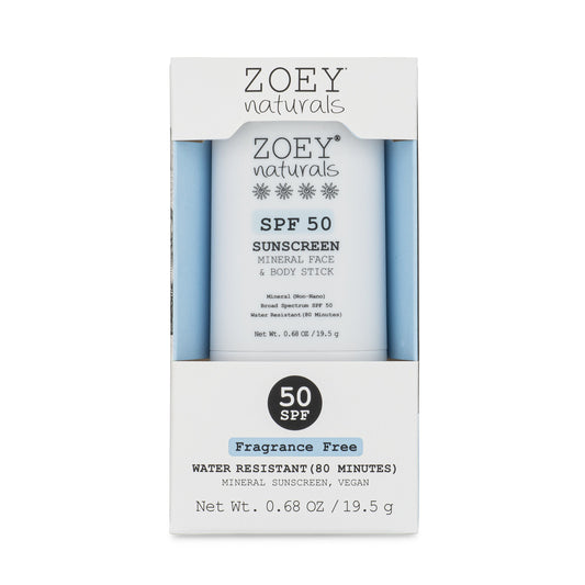 Zoey Naturals SPF 50 Mineral Sunscreen Stick