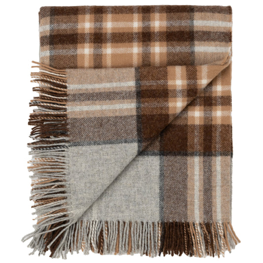 Highland Tweeds Shetland Lambswool Throw - McKellar