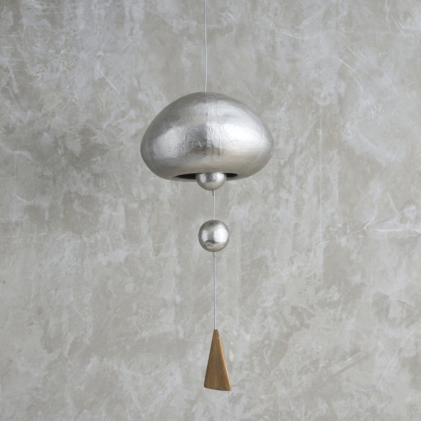 Stinson Nickel Hanging Bell Domed