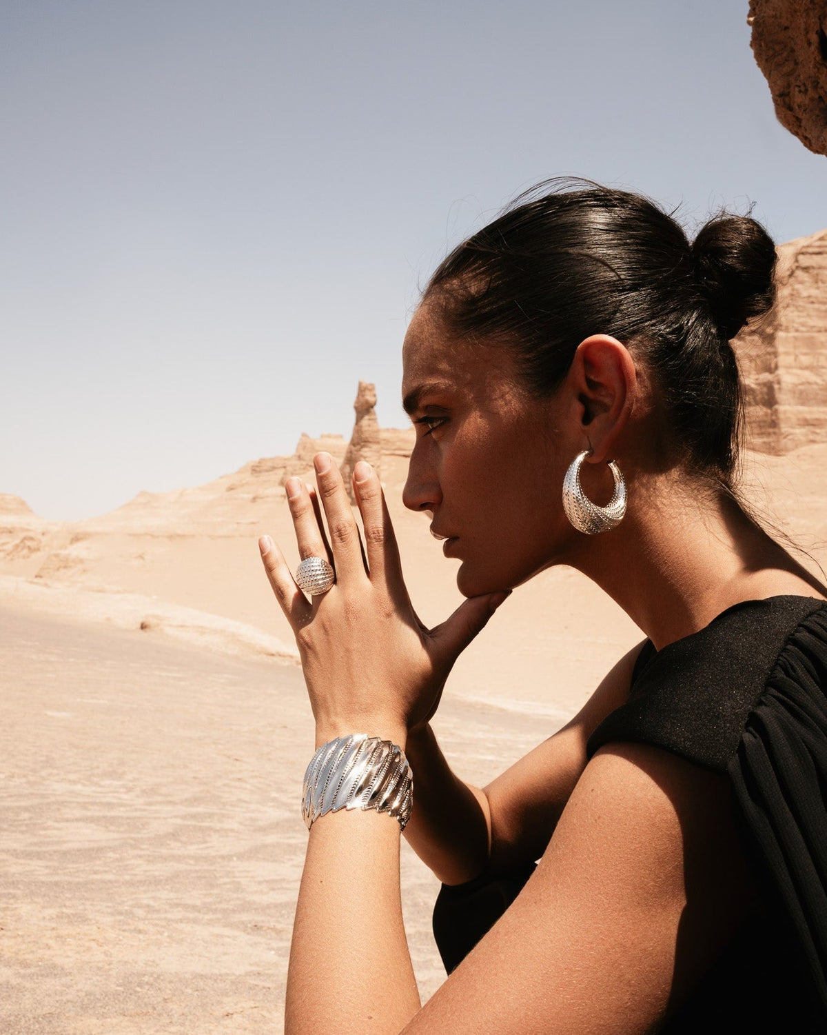 Flow Edgy Cuff Bracelet
