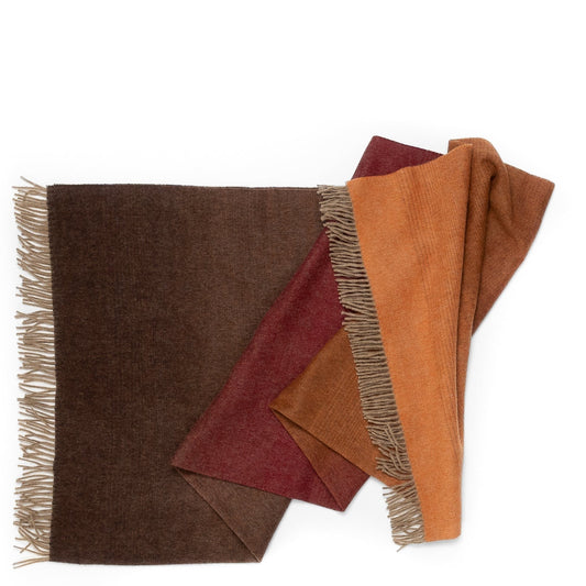 Whisper Ombre Merino Wool Throw – Ember
