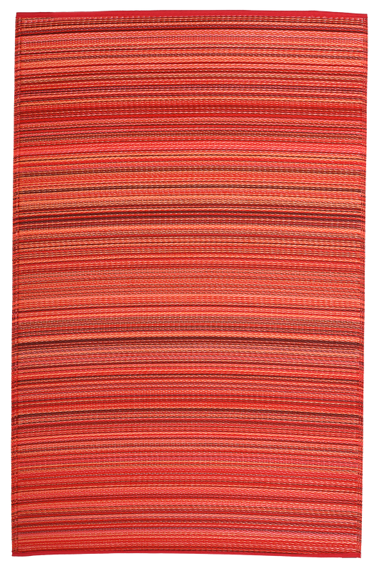 Cancun - Sunset Striped Outdoor Rug for Patio