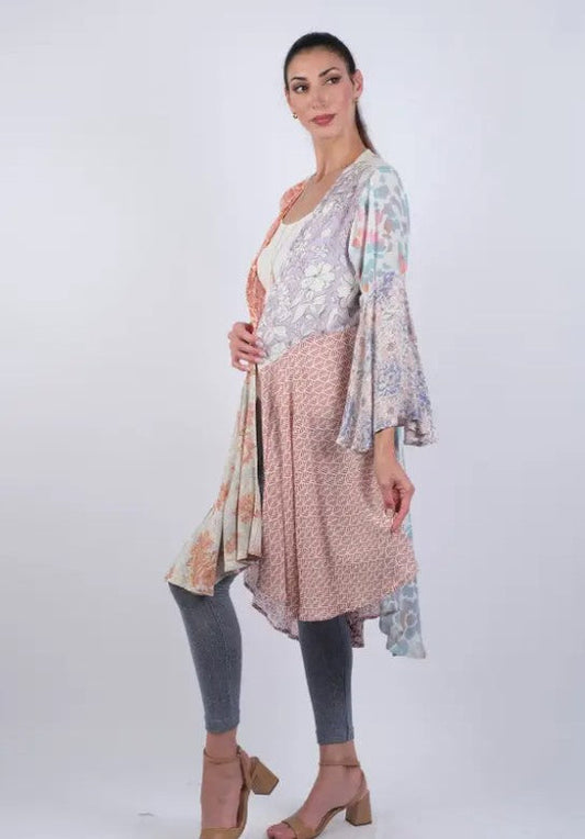 Limited Edition: Woodstock Dreams Wild Rose Mosaic Cardigan