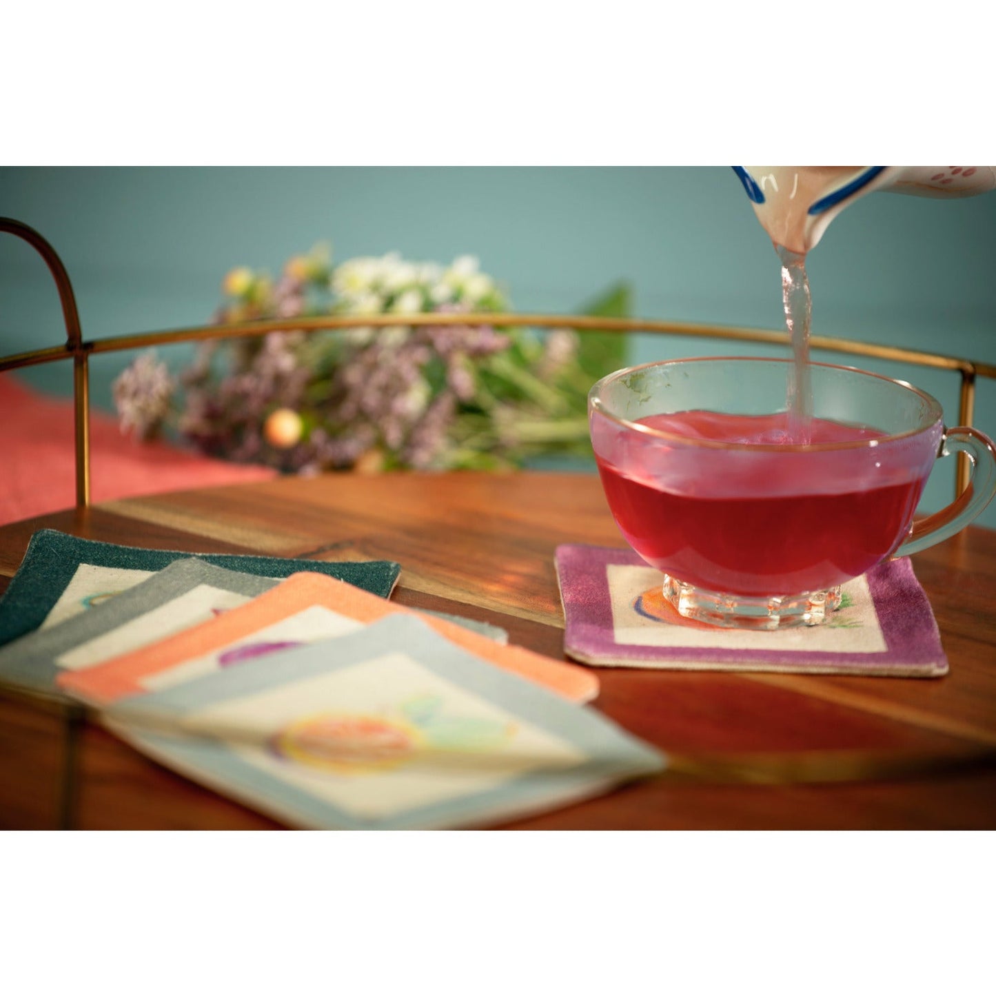 Blood Orange Coasters - Set Of 2