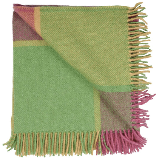 Prince of Scots Highland Tweed Large Plaid Pure New Wool Throw ~ Palm Springs ~