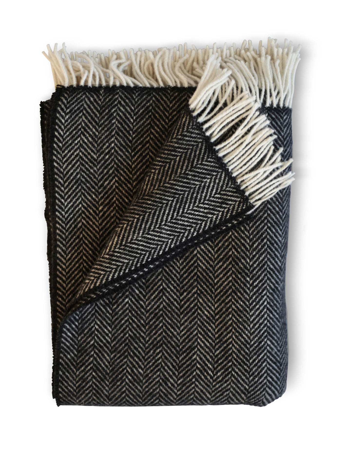 Herringbone w/ Cashmere Throws