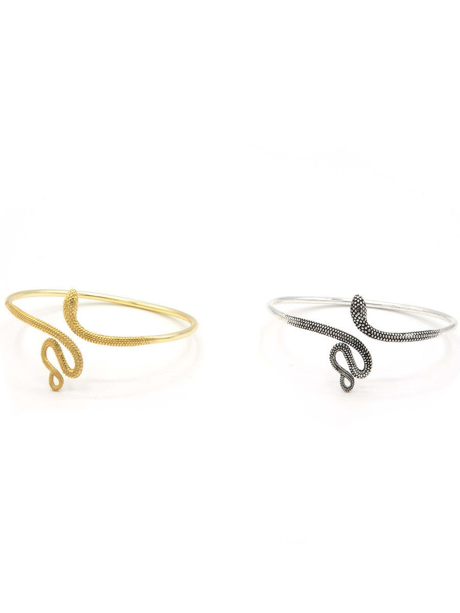 Viper Snake Cuff Bracelet